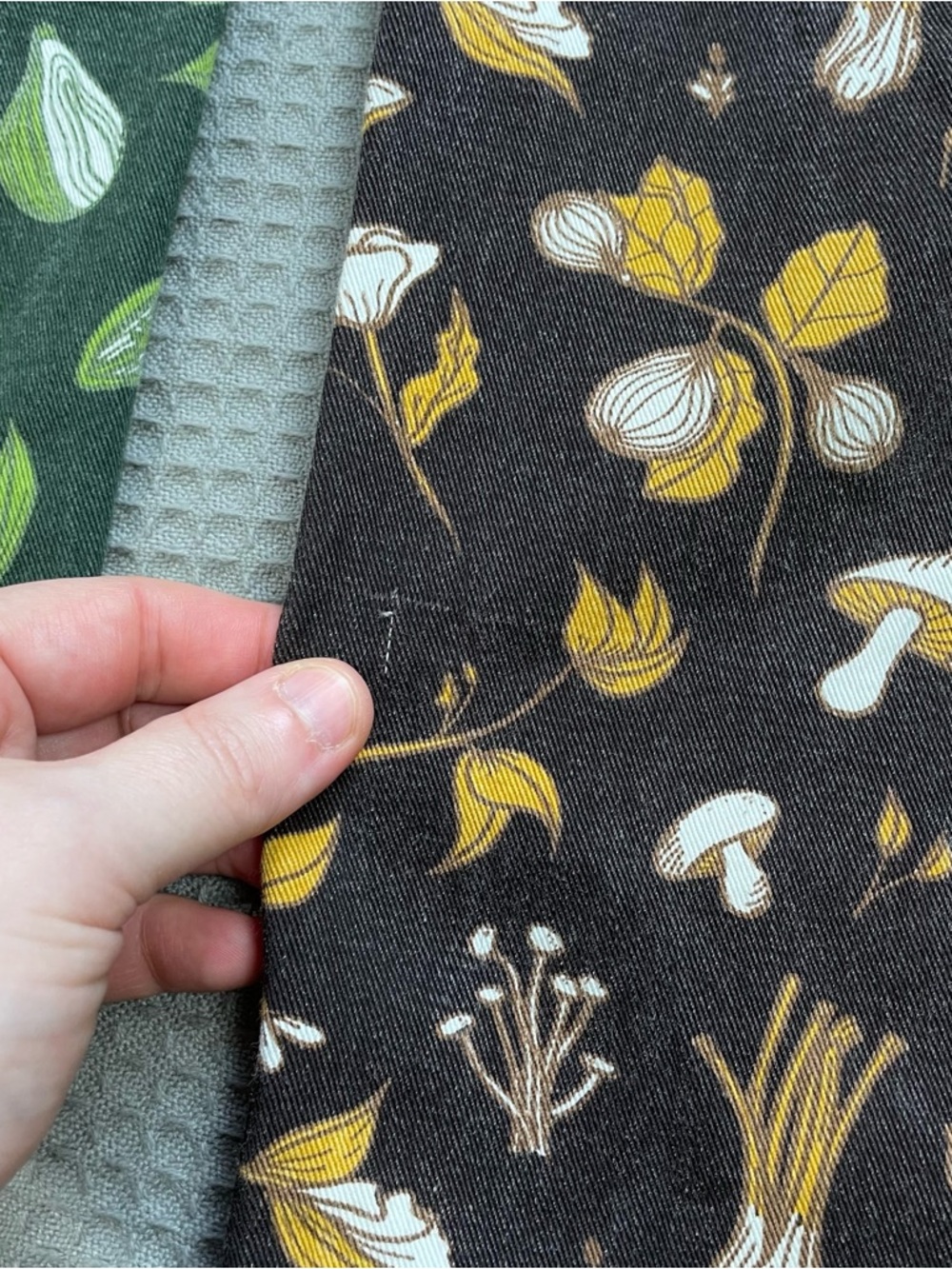 Big Bud Press Work Pants Two Tone Cookbook Print Small Womens Green Brown Multi - Picture 10 of 10